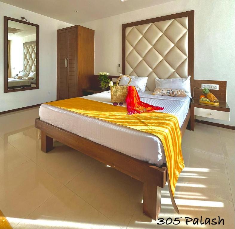 Elegant hotel bedroom